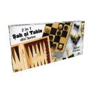 Set sah si table din lemn Noriel Games