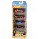 Set 5 masinute Hot Wheels, Stunt Tracks, JBJ83