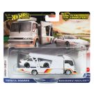 Transportator cu masinuta Hot Wheels, Toyota Soarer si Kousoku Hauler, JBM32