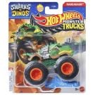 Masinuta Hot Wheels, Monster Truck, Sharks vs Dinos, Rageasaur, JCD74
