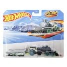 Set camion cu remorca, Hot Wheels, Track Fleet, Nitro Rail, JCM64