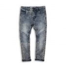 Jeans baieti cu tiv intors si cusatura pe genunchi, Minoti Bugs