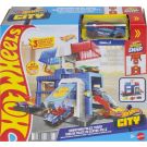 Set de joaca cu masinuta, Hot Wheels, Downtown, Police Tower, JHL74