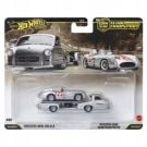 Transportator cu masinuta Hot Wheels, Car Culture Team Transport, Mercedes-Benz 300 SLR si Mercedes-Benz Renntransporter, JHX90