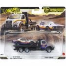Transportator cu masinuta Hot Wheels, Car Culture Team Transport, 67 Off Road Tout-Terrain Camaro si Terra-Torque, JHX93