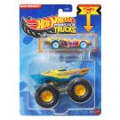 Set 2 vehicule, Hot Wheels, Monster Truck, Wave Wrecker, 1:64, JJT62