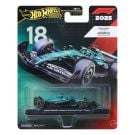Masinuta metalica de curse, Hot Wheels, Aramco Team, 2025 Formula 1 Aston Martin #18, JKD87