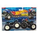 Set 2 masinute Monster Truck, Hot Wheels, Bigfoot si Bigfoot Bite, JLV74