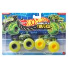 Set 2 masinute Monster Truck, Hot Wheels, Loco Punk si Hotweiler, JLV79