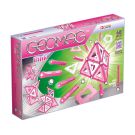 Joc de constructie magnetic Geomag Pink, 68 piese