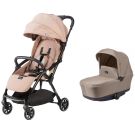 Pachet promo Leclerc Carucior sport Magic Fold Plus, Sand + Landou carucior, Sand