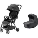 Pachet promo Leclerc Carucior sport Magic Fold Plus, Black + Landou carucior, Black