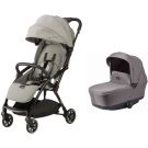 Pachet promo Leclerc Carucior sport Magic Fold Plus, Grey + Landou carucior, Grey