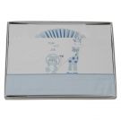 Lenjerie de pat copii King Bear 3 piese, 120 x 60cm, Albastru