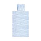 Lenjerie de pat copii Lorelli Classic 3 piese Circles - Blue