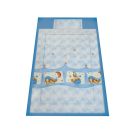Lenjerie de pat copii Lorelli Classic 3 piese Sleepy Hat - Blue
