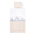 Lenjerie de pat copii Lorelli Classic 4 piese Bear Toys, Beige