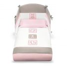 Lenjerie de pat copii Pali 4 piese Tommy - Rosa