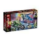 LEGO® Ninjago® - Masinile rapide de curse ale lui Jay si Lloyd (71709)
