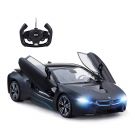 Masina cu telecomanda BMW i8 Rastar, 1:14, Negru
