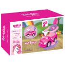 Masinuta cu maner Walk and Drive Dolu Unicorn Step 4 in 1, Roz