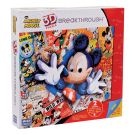 Mickey Mouse - Puzzle 200 piese 3D - Mega Puzzle
