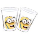 Minions 3 - Set 8 pahare din plastic, 200 ml