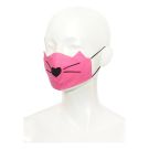 Masca de fata, copii 6-12 ani, forma anatomica, reutilizabila, Noriel, Pisicuta