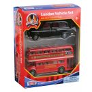 Motormax - Set de Vehicole Londoneze 12 cm (2 buc)