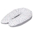 Perna pentru alaptat BabyOno Physio Maxi, Clouds, 160 cm