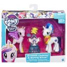 Set Figurine My Little Pony Sweet Celebration, Princess Cadance si  Shining Armor