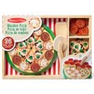 Set de joaca din lemn, Melissa & Doug, Petrecere cu Pizza, 36 piese, 6074863