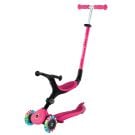  Trotineta 3 in 1 cu scaun si roti luminoase, Globber, Go Up Active, Roz