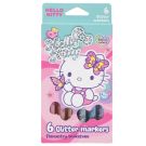 Markere cu sclipici, Coolpack, Hello Kitty, 6 culori