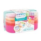 Set de creat bratari cu pandative, Make It Real, Beads 2-Go, 1380 piese