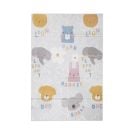 Covoras de joaca termic, Lorelli, din spuma XPE, design cu doua fete, pliabil, impermeabil, 120 x 180 cm, Buddies and Stars
