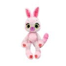 Jucarie mini de plus parfumata, Bubble Pops, S1, Strawberry Snuggle Bunny, 23 cm