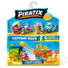 Set 4 figurine, Piratix, Golden Treasure, Captain Deep Water