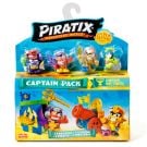 Set 4 figurine, Piratix, Golden Treasure, Captain Hat Trick