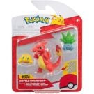 Set 3 figurine de actiune, Pokemon, Joltik, Charmelon si Oddish