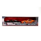 Set 2 vehicule metalice, Jada, Fast And Furious, Dodge Charger si Toyota Supra, 1:32