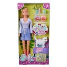 Set de joaca cu papusa Steffi Love, Pisica cu 2 puiuti
