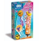 Set de creatie, Clementoni Idea, Marker cu decoratiuni, Crazy Summer