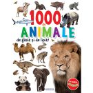 Carte cu stickere, Girasol, 1000 de animale de gasit si lipit
