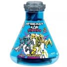 Set 2 figurine, Mr Beast Lab Hibrids, W2, Hyper Fusion, Lab-Bot Vs Gid Skeleton