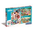 Puzzle Clementoni Disney Mickey Mouse si prietenii sai, 3 x 48 piese