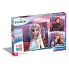 Puzzle Clementoni, Frozen, 3 x 48 piese