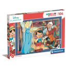 Puzzle Clementoni Disney Classic Pinocchio, 104 piese