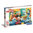 Puzzle Clementoni, Maxi, Disney Mickey Mouse, 60 piese