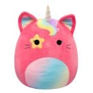 Jucarie de plus, Squishmallows, Pisicuta Unicorn Sienna, 35 cm